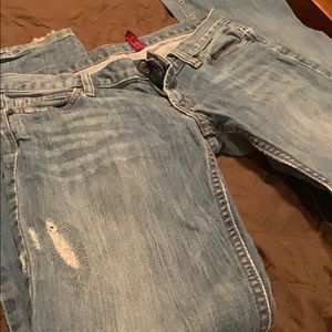 Distressed Guess Jeans